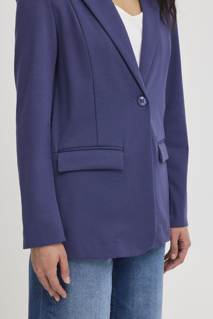 Veston Kate Long | Bleu patriote