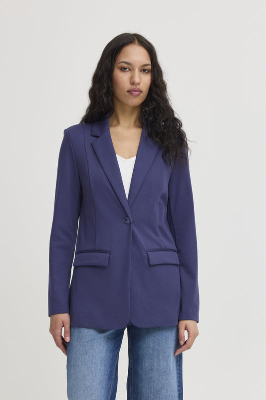 Veston Kate Long | Bleu patriote