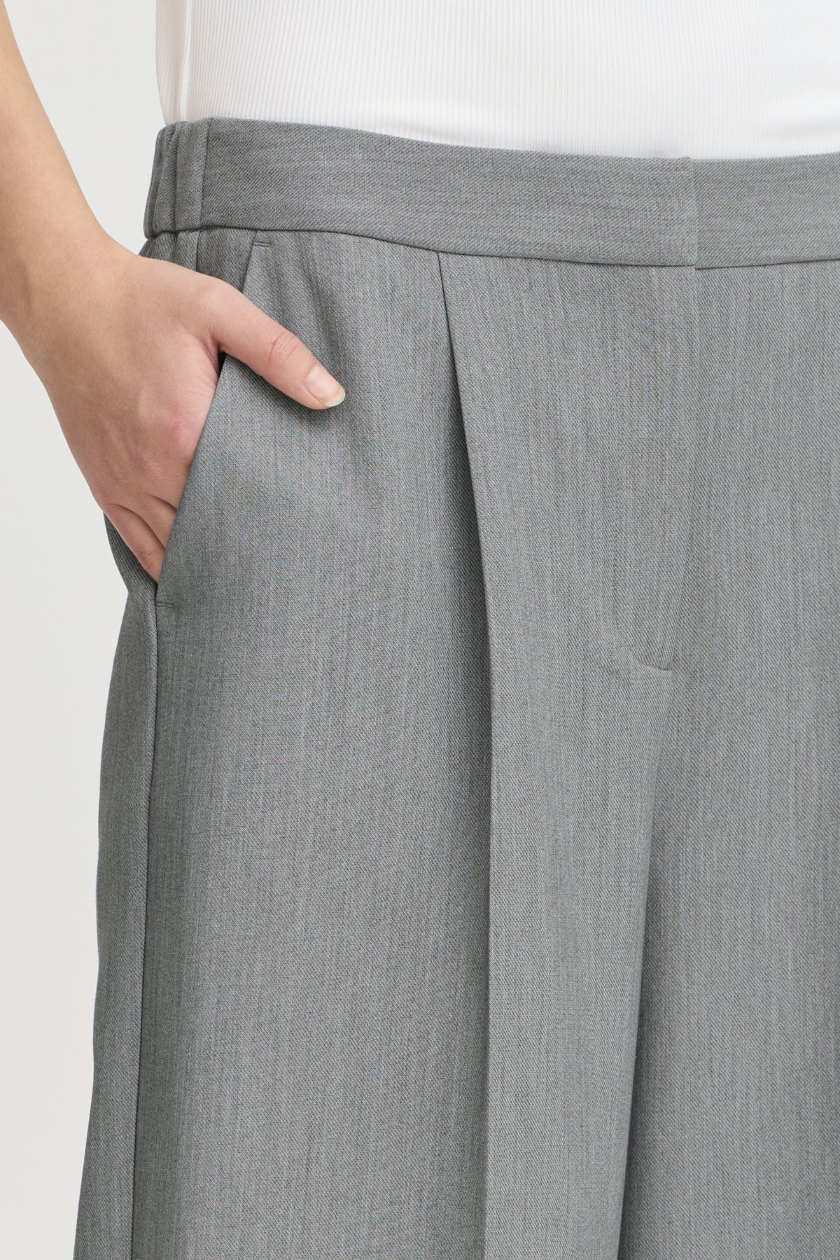 Pantalon Sarla | Gris chiné