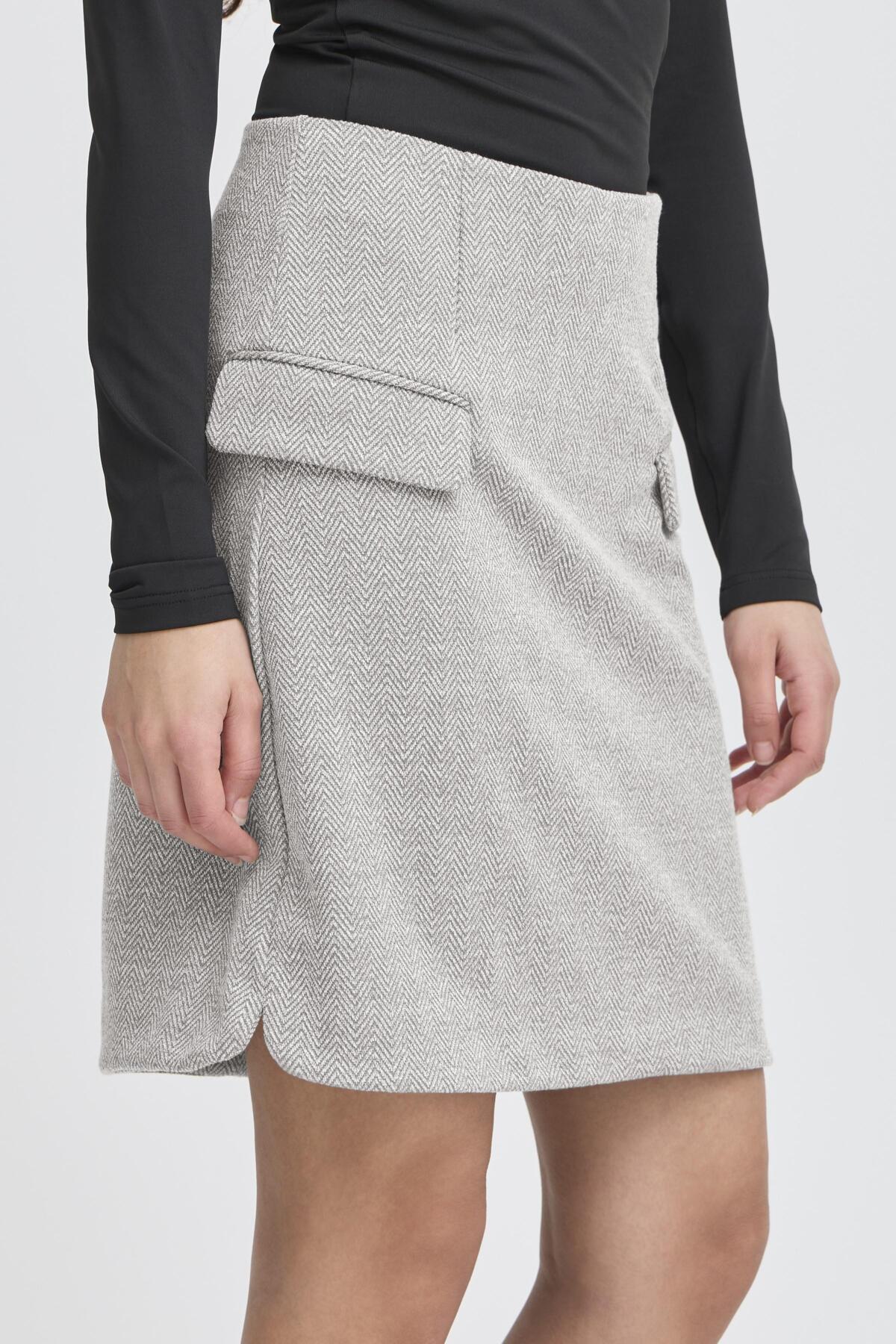Jupe Kate Jacquard | Gris