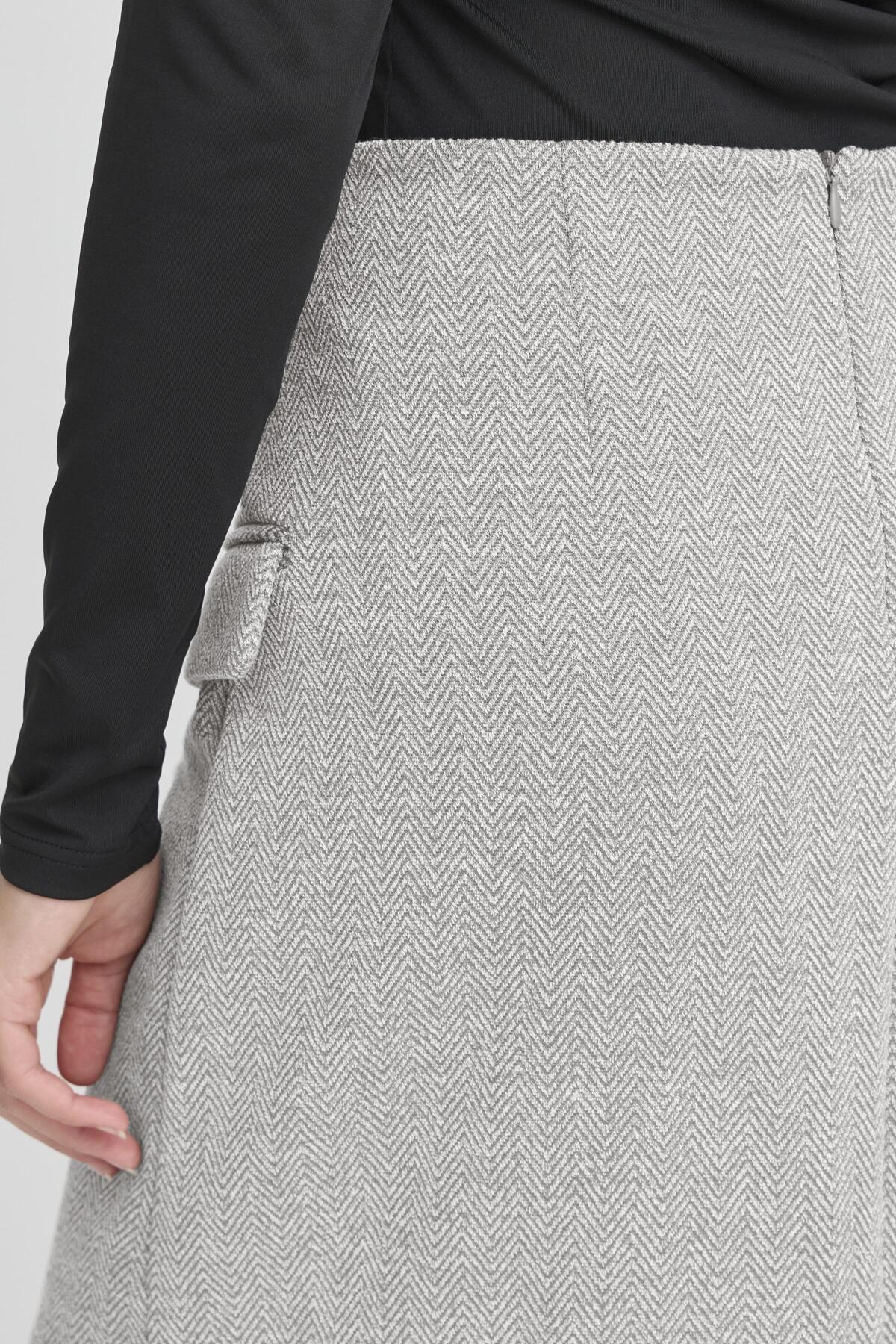 Jupe Kate Jacquard | Gris