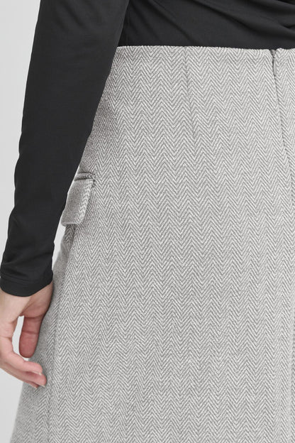 Jupe Kate Jacquard | Gris