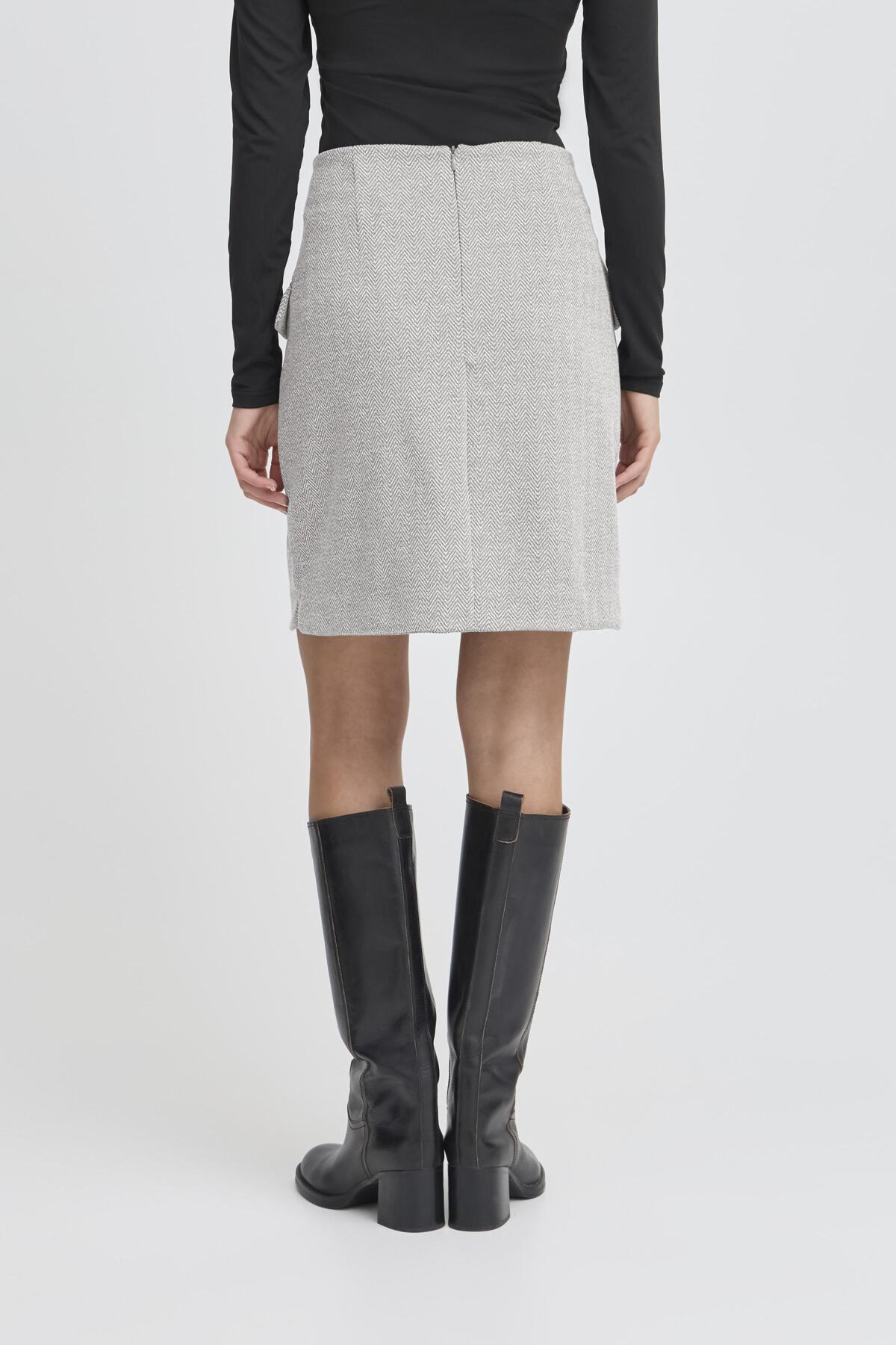 Jupe Kate Jacquard | Gris