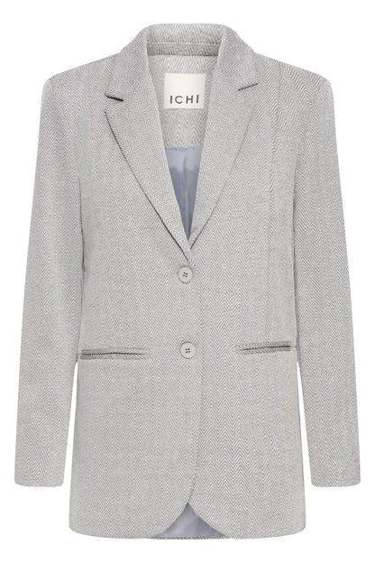 Veston Kate Jacquard oversize | Gris