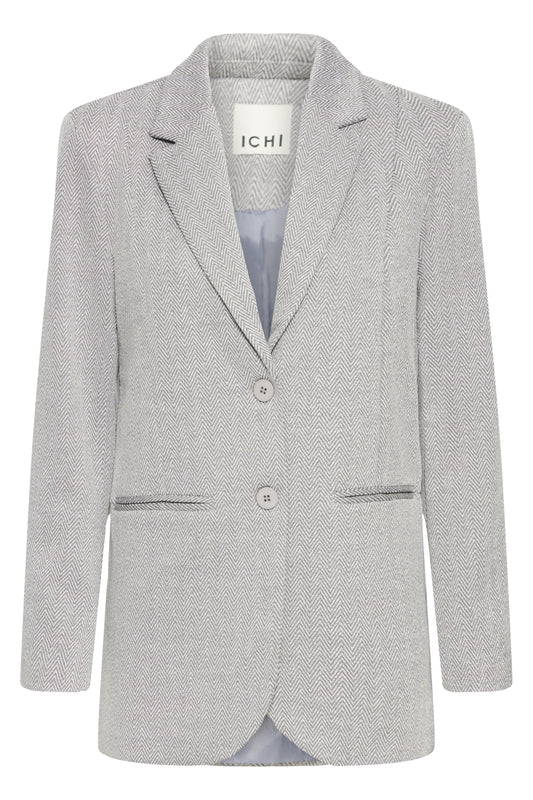 Veston Kate Jacquard oversize | Gris