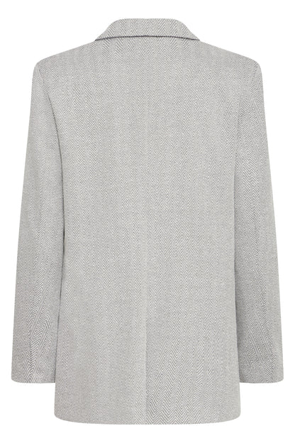 Veston Kate Jacquard oversize | Gris