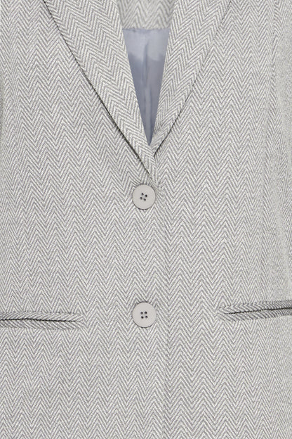Veston Kate Jacquard oversize | Gris