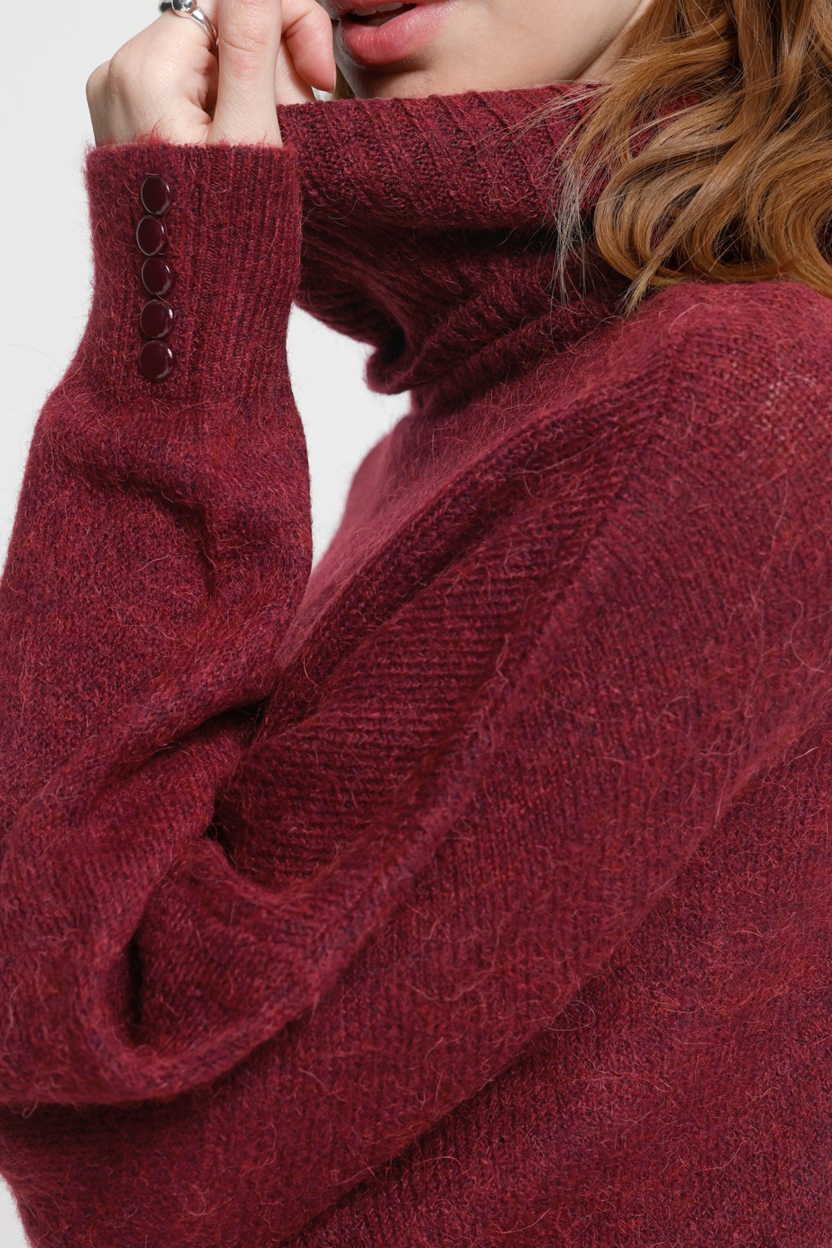 Tricot Kamara col - ICHI | Rhododendron