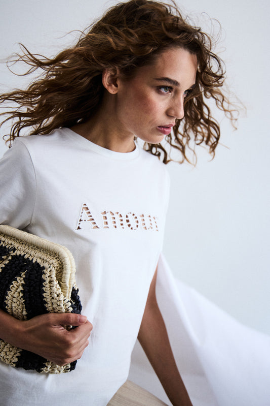 T-shirt Pendo | Blanc cassé