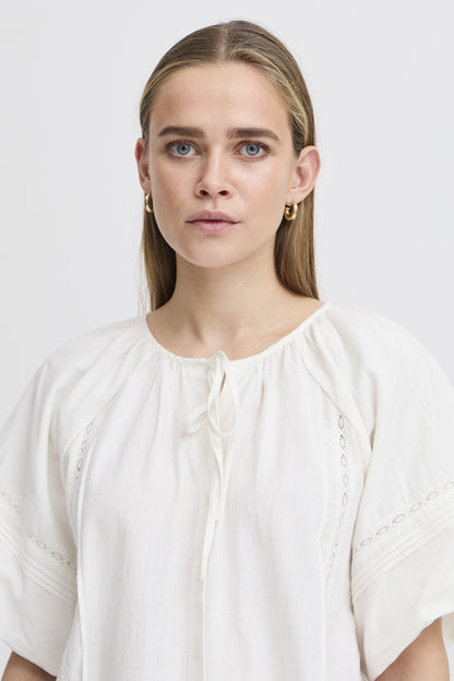 Blouse Utako | Blanc cassé
