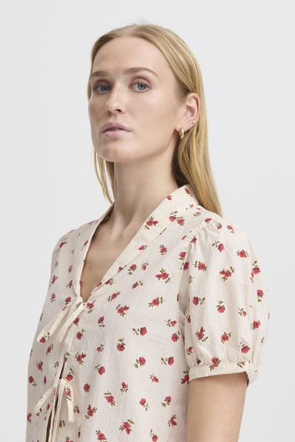 Blouse Rosey | Motif Géranium