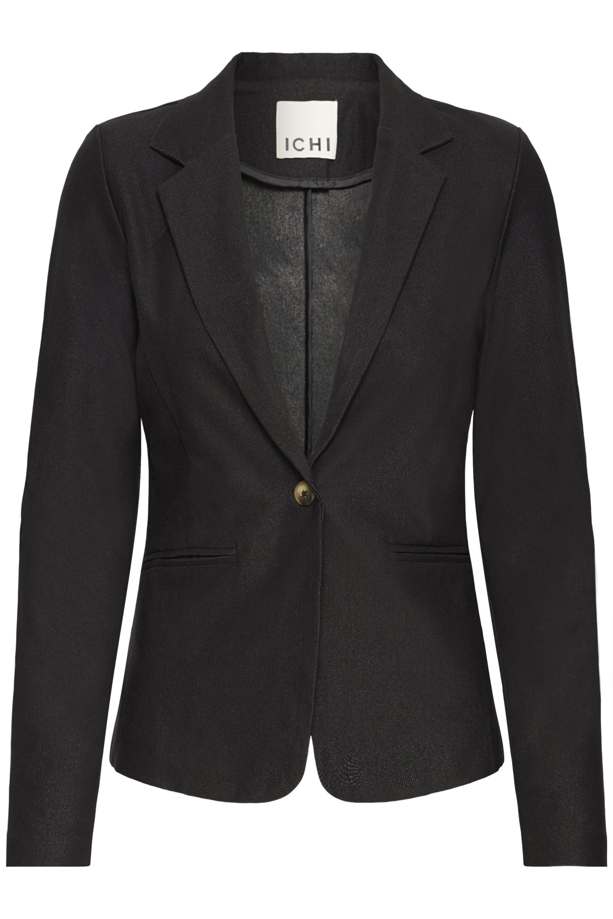 Veston Kate régulier | Denim noir