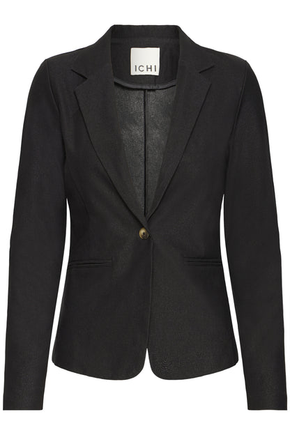 Veston Kate régulier | Denim noir