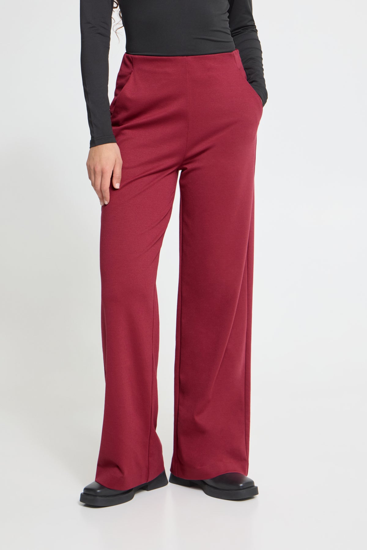 Pantalon Kate wide - Ichi | Bourgogne