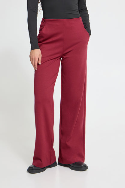 Pantalon Kate wide - Ichi | Bourgogne