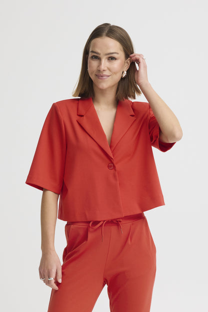 Veston Kate court | Poppy red