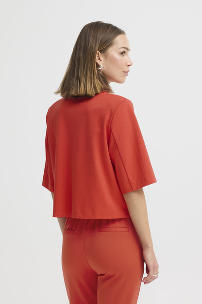 Veston Kate court | Poppy red