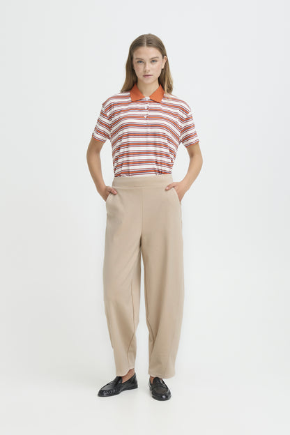 Pantalon Kate Barrel | Beige