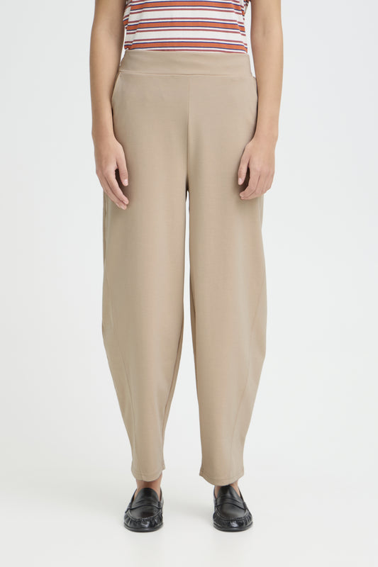 Pantalon Kate Barrel | Beige