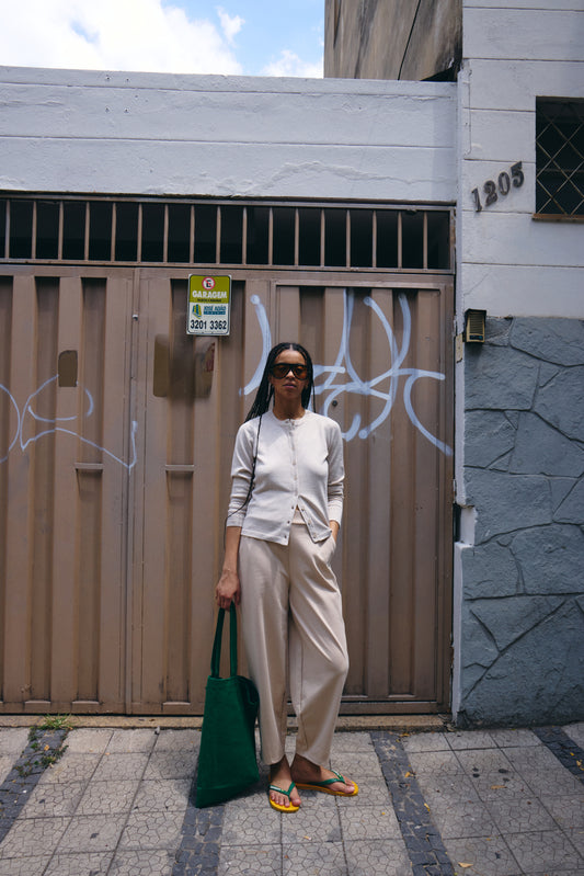 Pantalon Kate Barrel | Beige