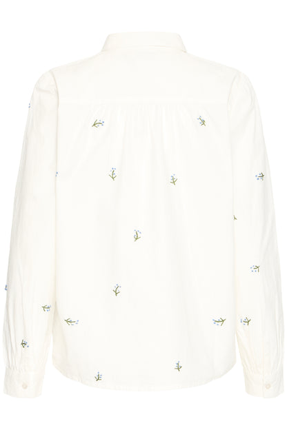 Chemise Sanaz | Broderie bleue