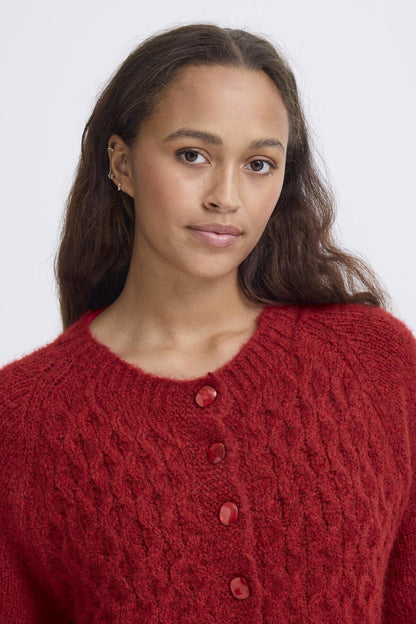 Tricot Belablue | Rouge Dahlia