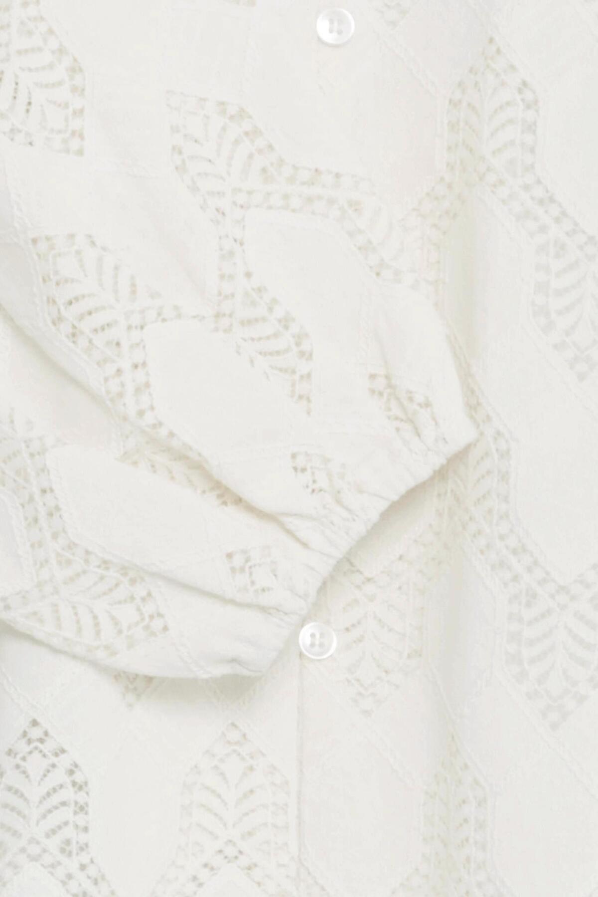 Blouse Junela | Blanc cassé