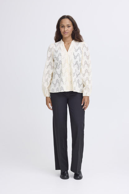Blouse Junela | Blanc cassé