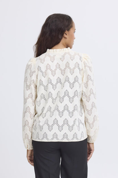 Blouse Junela | Blanc cassé