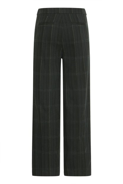 Pantalon Kate Woolley | Noir avec carreaux