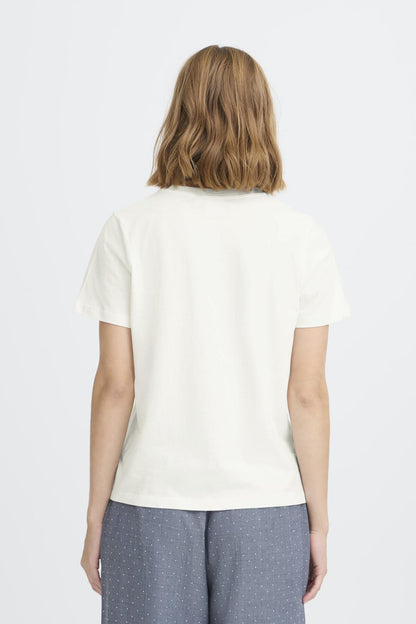 T-shirt Kamille | Blanc cassé
