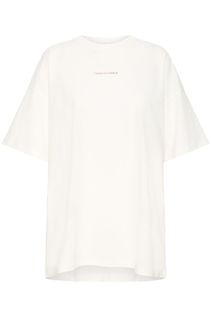 T-shirt Kamille oversize | Blanc cassé