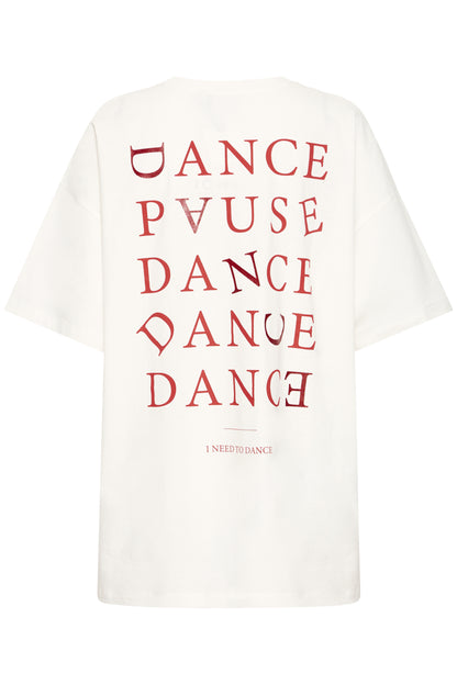 T-shirt Kamille oversize | Blanc cassé