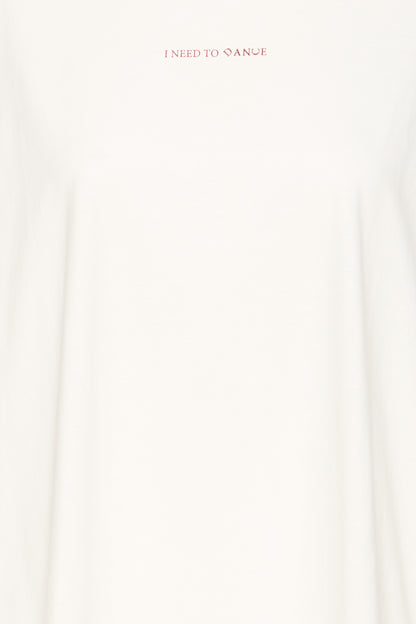 T-shirt Kamille oversize | Blanc cassé
