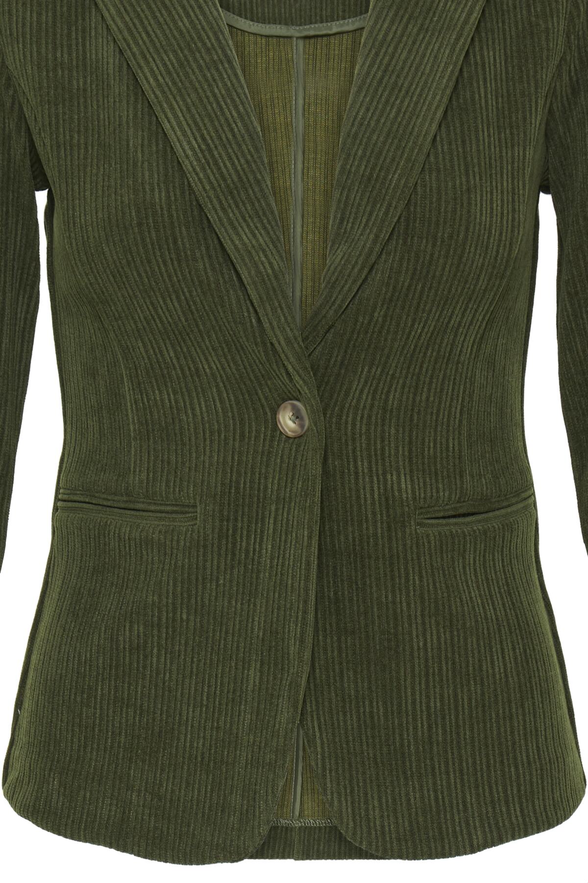 Veston Kate velours côtelé | Vert