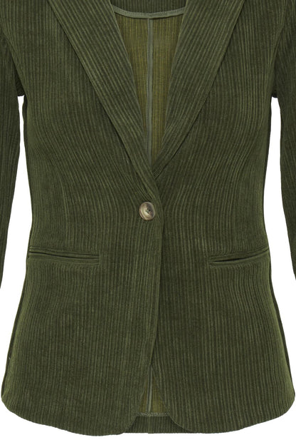 Veston Kate velours côtelé | Vert
