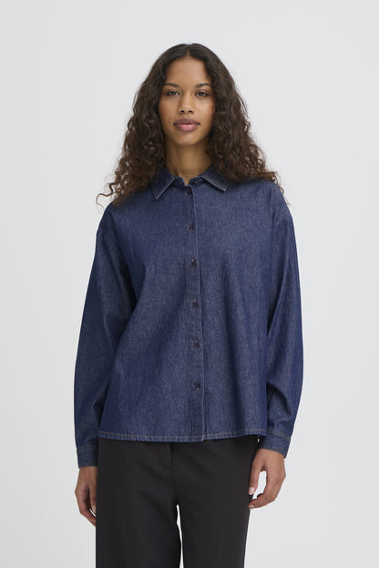 Blouse Archer - Ichi | Bleu foncé