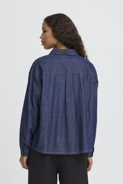Blouse Archer - Ichi | Bleu foncé