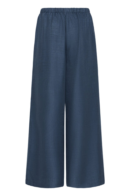 Pantalon Katico - Ichi | Mélange bleu