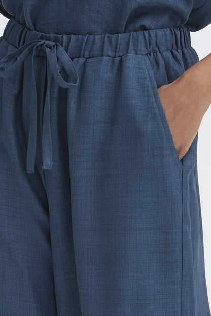 Pantalon Katico - Ichi | Mélange bleu