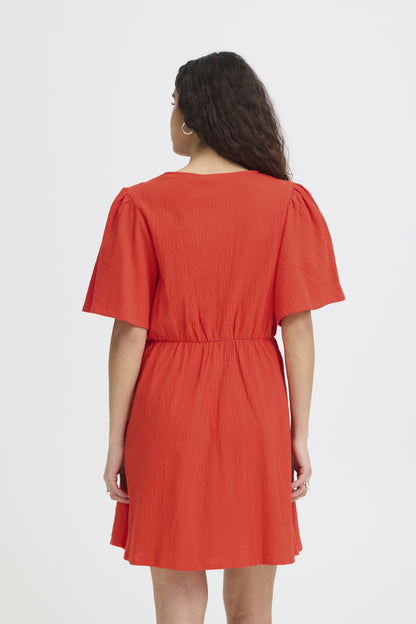 Robe Lifana - Ichi | Rouge tangerine