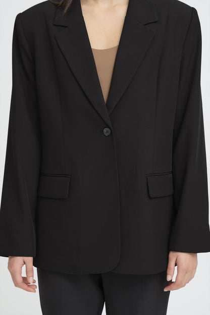 Veston Fava long | Noir