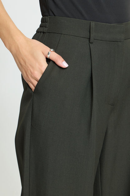 Pantalon Fava - Ichi | Kaki