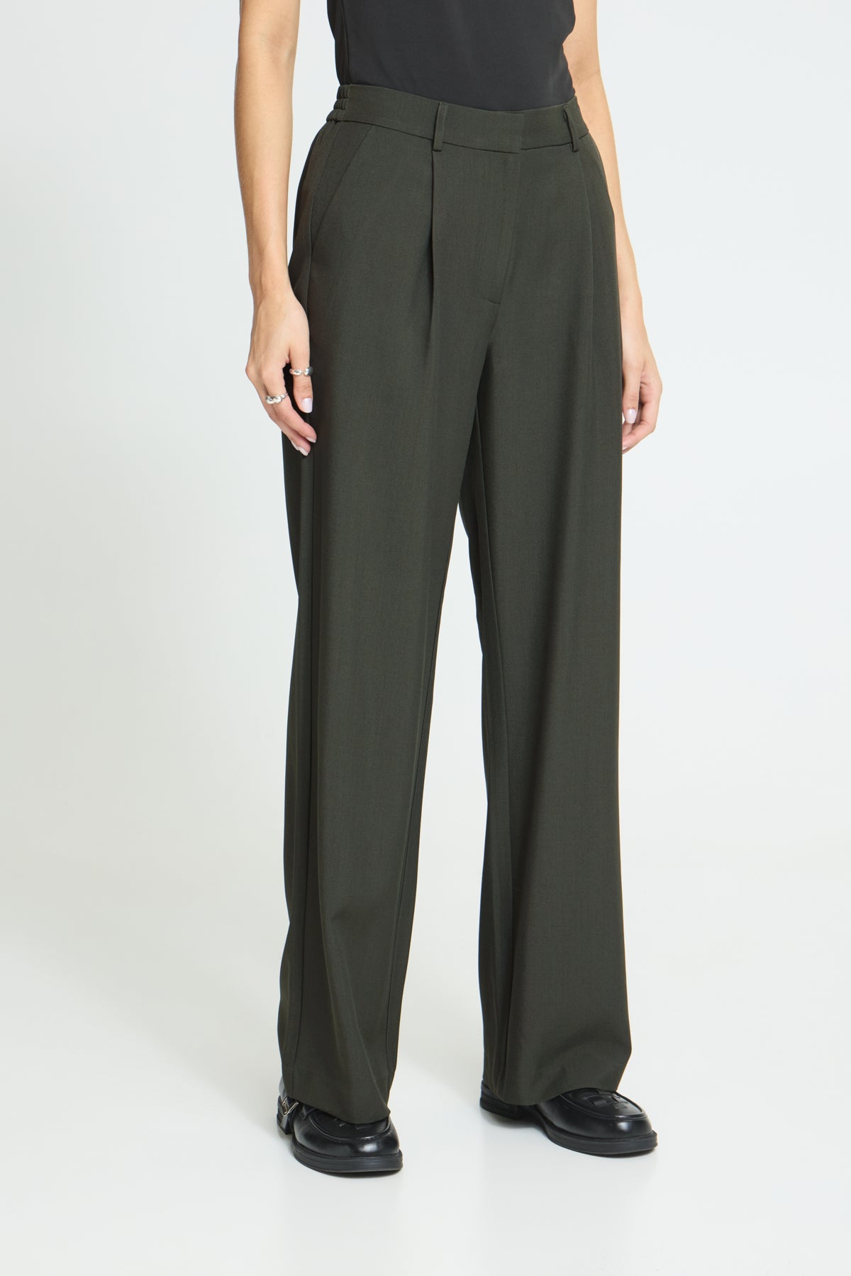 Pantalon Fava - Ichi | Kaki