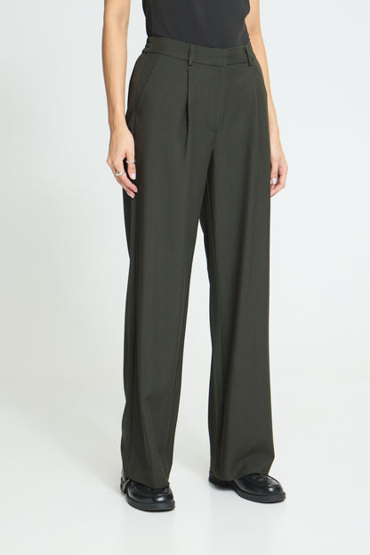 Pantalon Fava - Ichi | Kaki