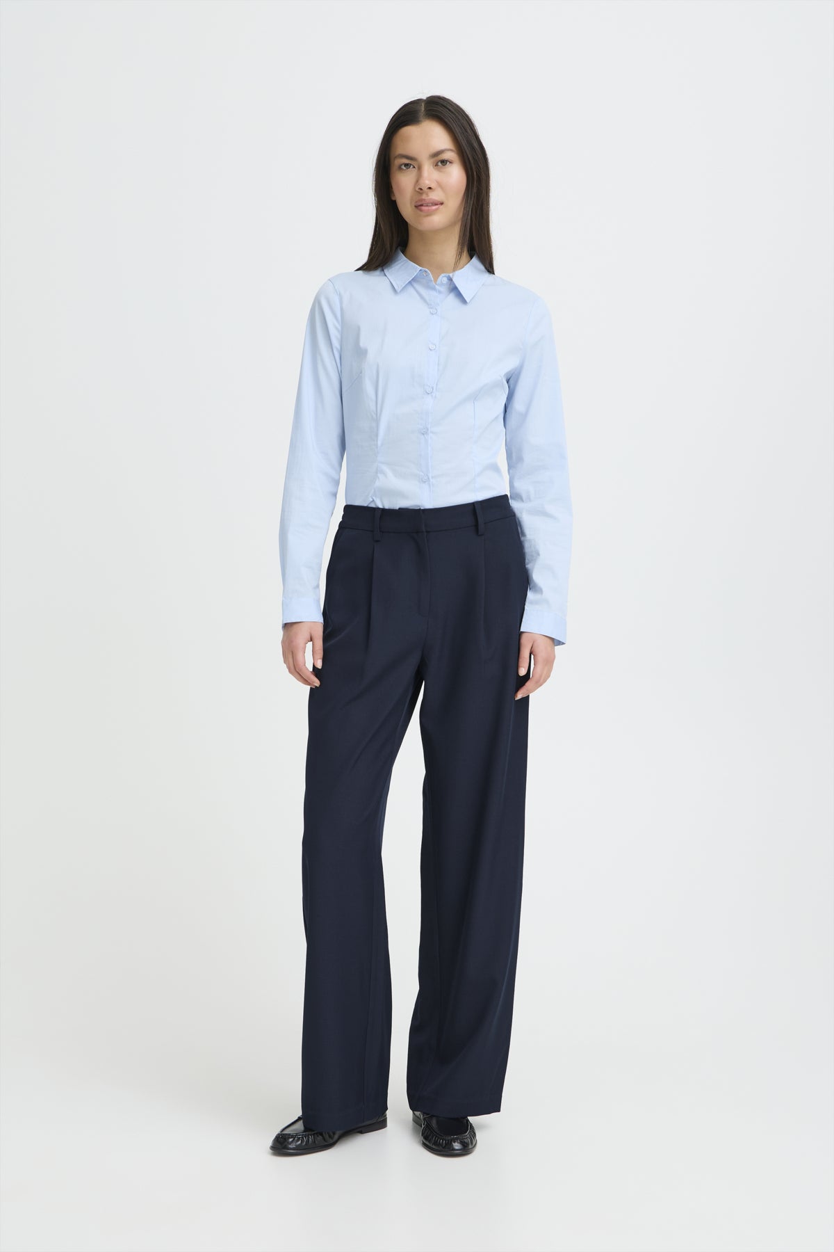 Pantalon Fava - Ichi | Marine