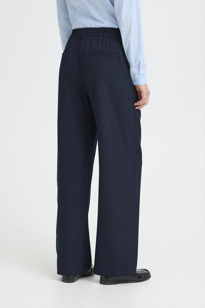 Pantalon Fava - Ichi | Marine