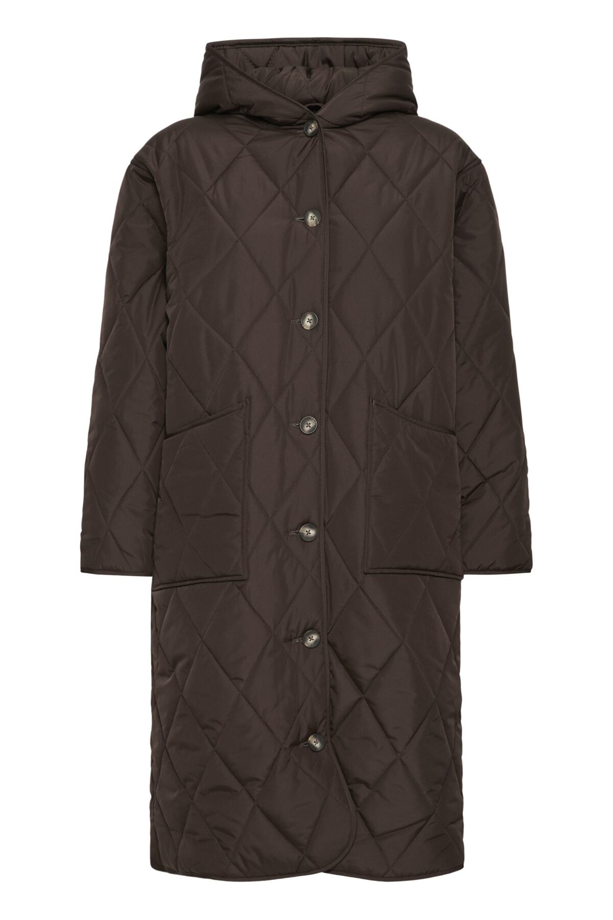 Manteau Hansa - Ichi | Brun chocolat