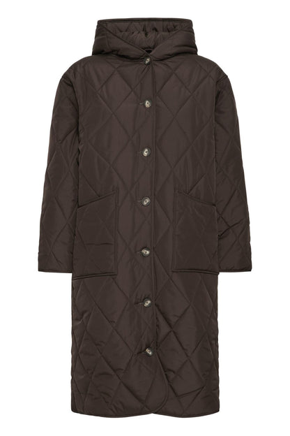 Manteau Hansa - Ichi | Brun chocolat
