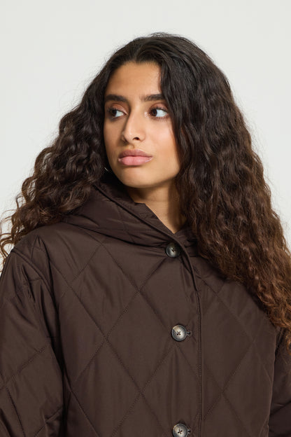 Manteau Hansa - Ichi | Brun chocolat